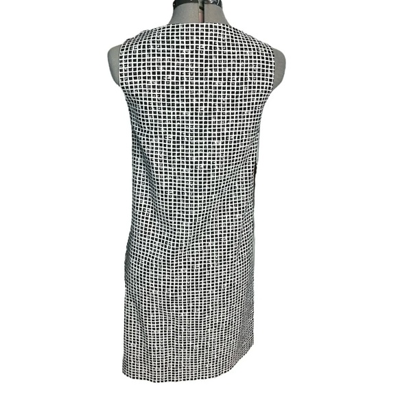 MaxMara Weekend Lavagna Black & White Shift Dress Checker Pattern Size 6 Womens - Picture 3 of 12